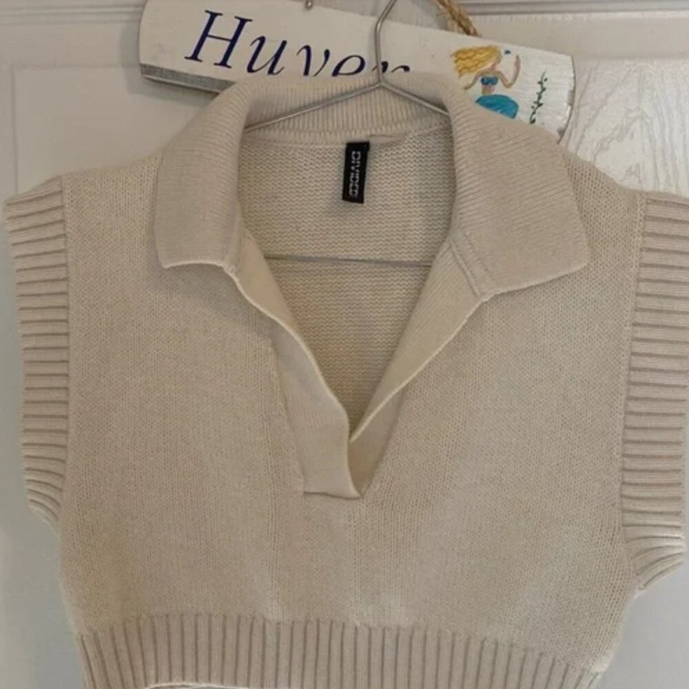 H&M Divided Top - White - XS